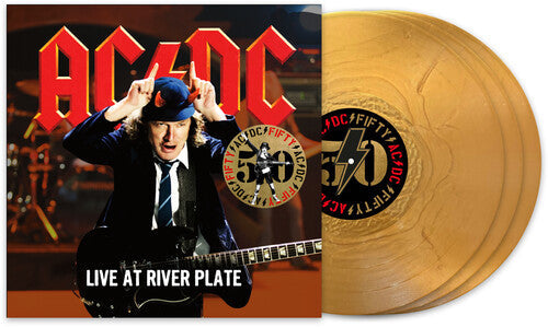 AC/DC - Live At River Plate (50th Anniversary) 3LP (Anniversary Edition, Limited Edition, Colored Vinyl, Gold)