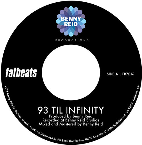 Benny Reid - 93 'til Infinity B/w Day One LP
