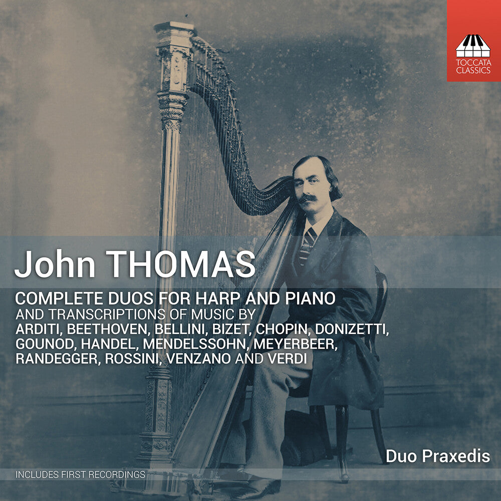 Duo Praxedis / Hug-Rutti - John Thomas: Complete Duos For Harp & Pno Vol. 1-5 CD (Preorder: Ships June 19, 2026)