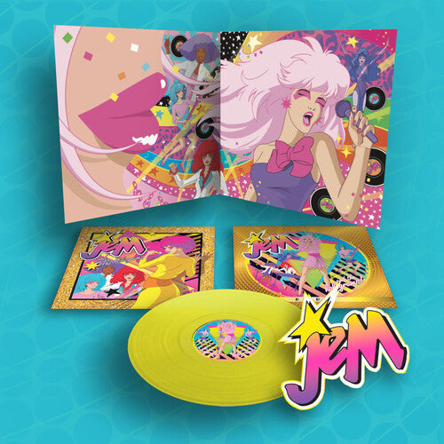 Jem And The Holograms - Jem And The Holograms LP (Deluxe Edition, Yellow Colored Vinyl, Bonus Tracks, Gatefold LP Jacket)