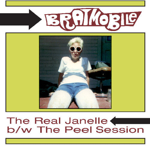 Bratmobile -  The Real Janelle b/w The Peel Session LP RSD BF 2025 Exclusive, Limited Edition, Maroon Colored Vinyl)