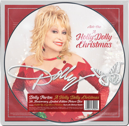 Dolly Parton - A Holly Dolly Christmas LP (Picture Disc Vinyl)