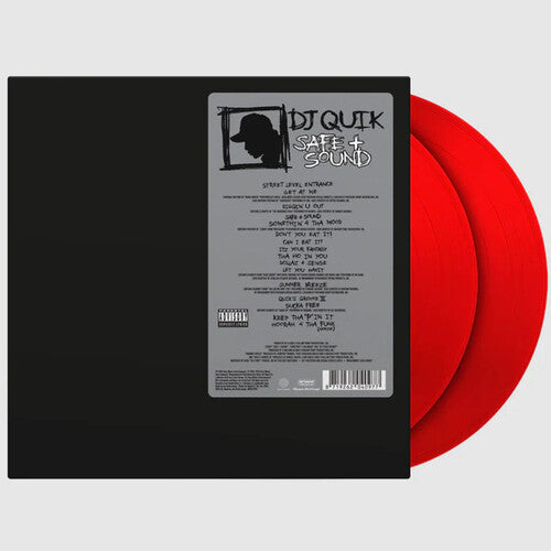 DJ Quik - Safe & Sound 2LP (Limited Edition, 180 Gram Vinyl, Red Colored Vinyl, Holland)