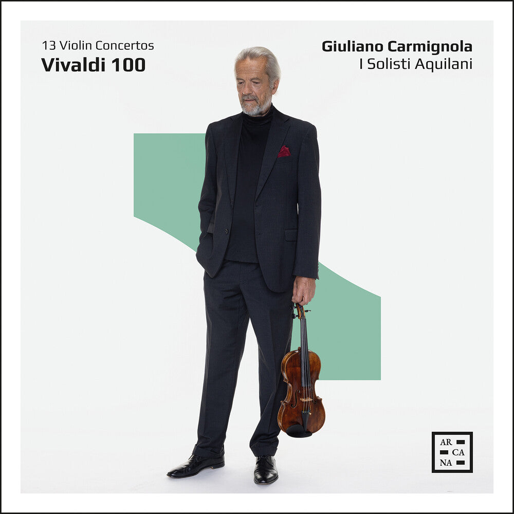 Giuliano Carmignola - Vivaldi 100 - 13 Violin Cons CD (Preorder: Ships July 3, 2026)