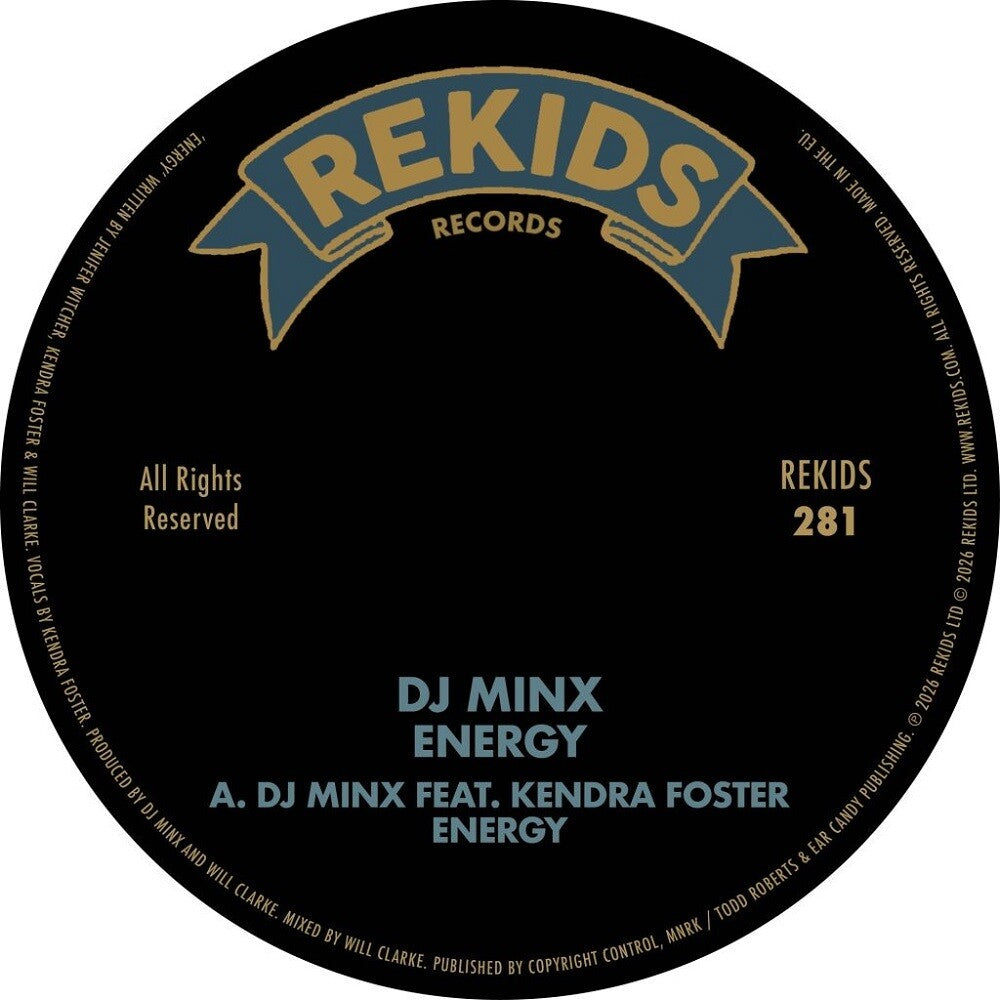 DJ Minx - Energy 12" (Preorder: Ships June 5, 2026)