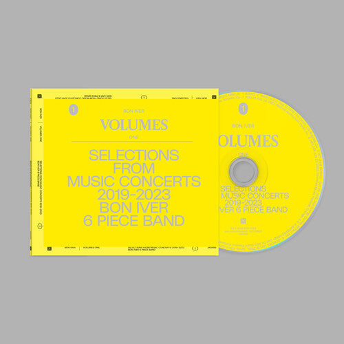 BON IVER -  Volumes: One Selections From Music Concerts 2019-2023 6 Piece Band CD