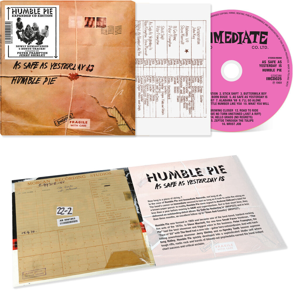 Humble Pie - As Safe As Yesterday Is CD