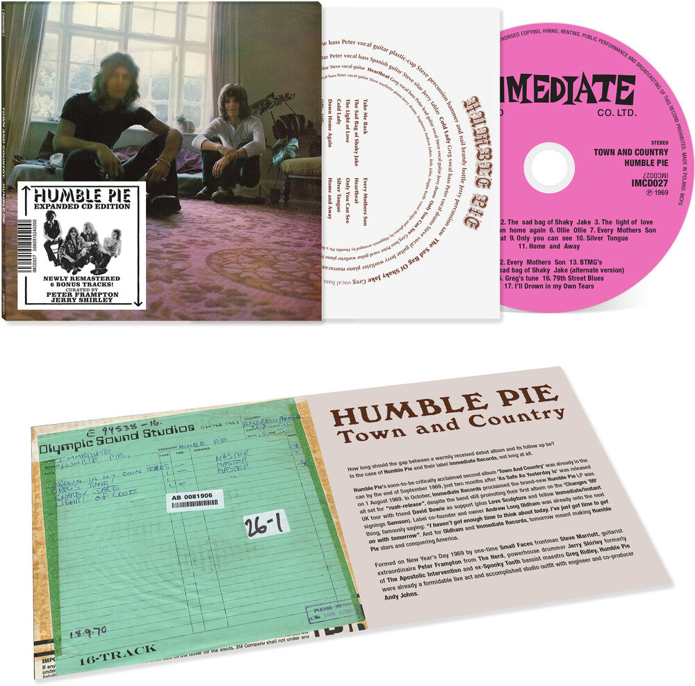 Humble Pie - Town & Country CD (Bonus Tracks, With Booklet)