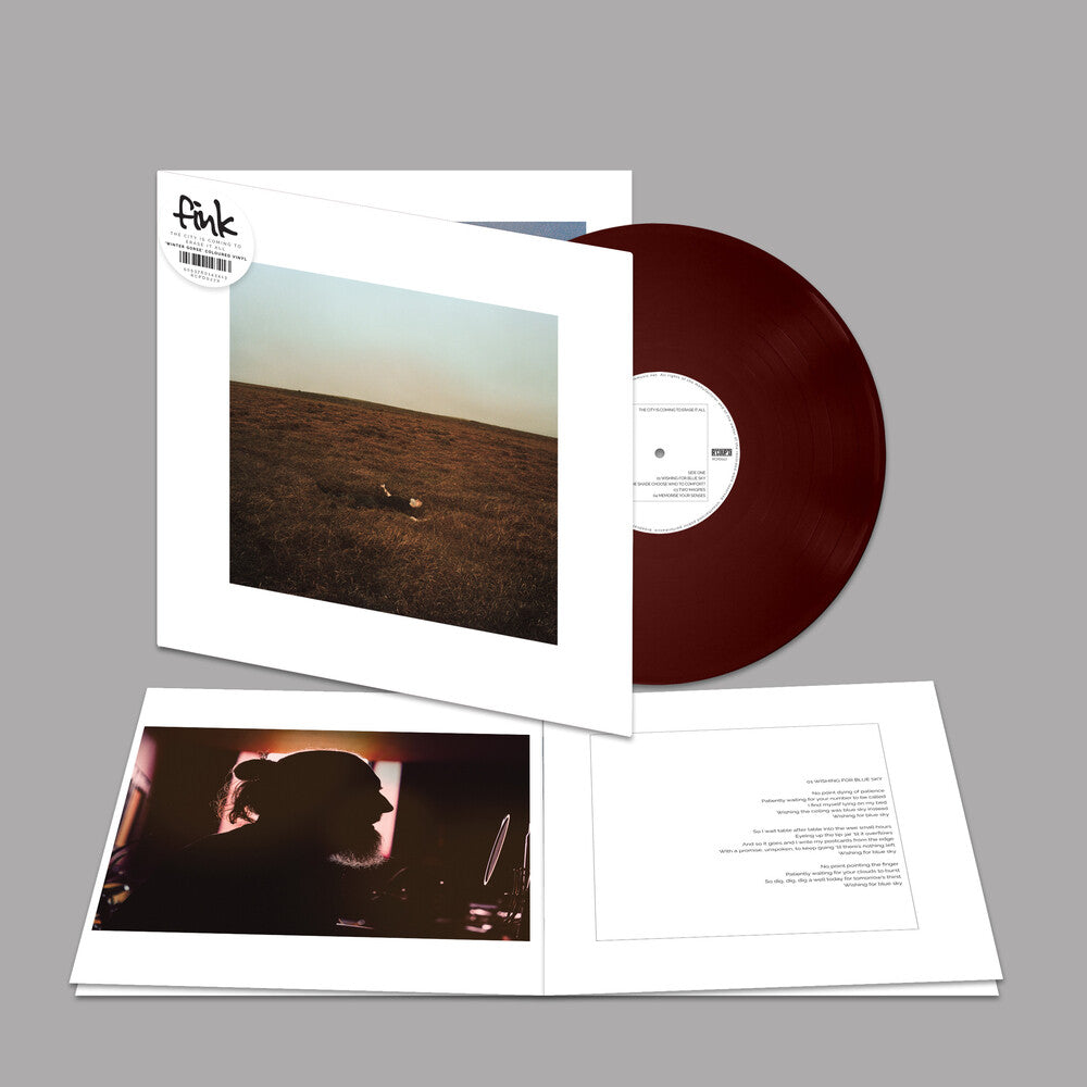 Fink - City Is Coming To Erase It All LP (Colored, Gate, With Booklet) (Preorder: Ships June 19, 2026)