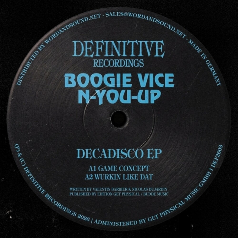 Boogie Vice / N-You-Up - Decadisco 12"