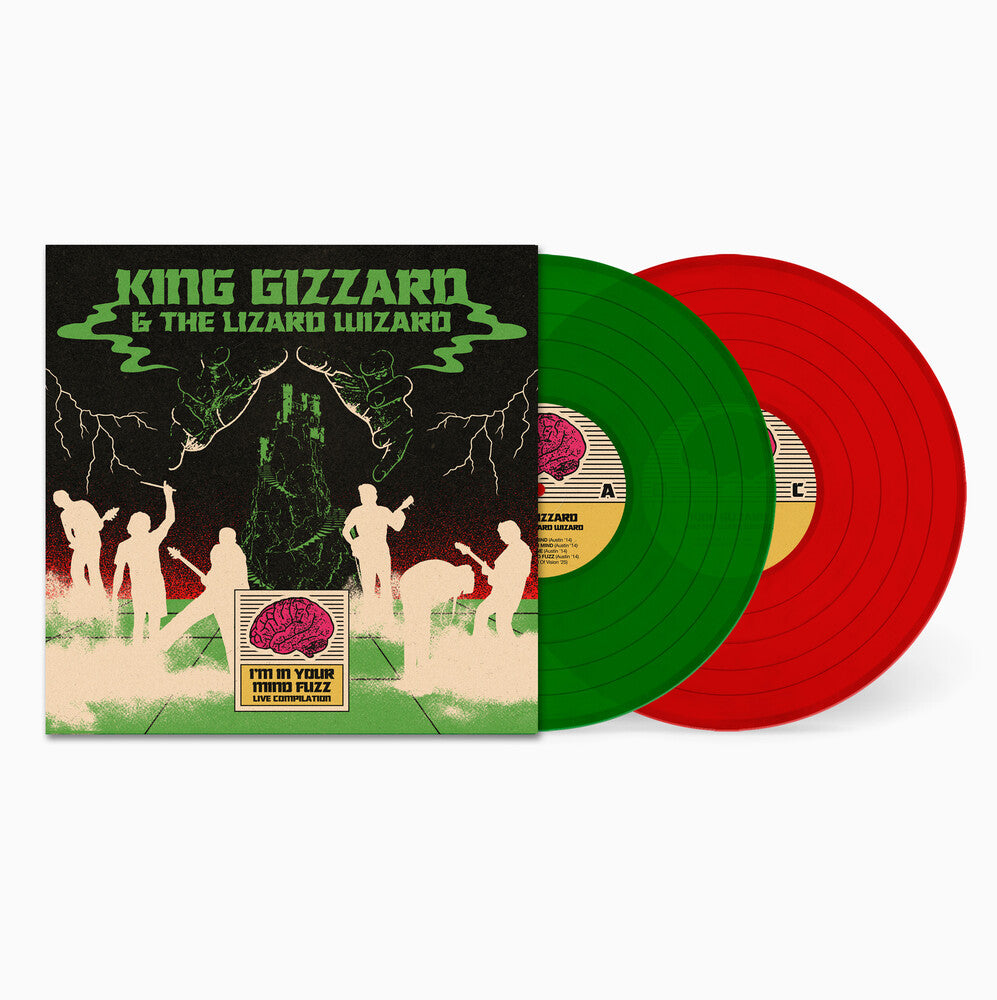King Gizzard & The Lizard Wizard - I'm In Your Mind Fuzz Live LP (Indie Exclusive Clear Green / Clear Red) (Preorder: Ships June 5, 2026)