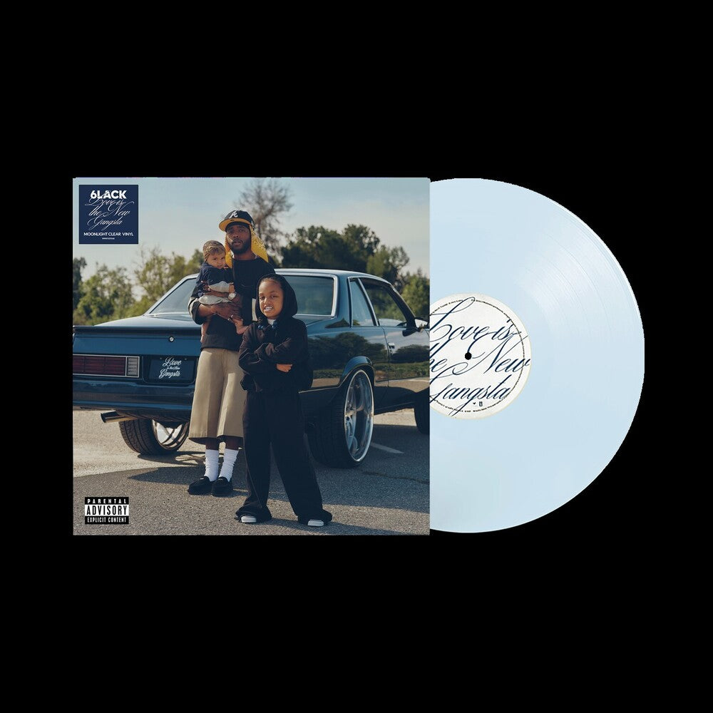 6LACK - Love is the New Gangsta (Moonlight Clear Vinyl with Alternate Cover)