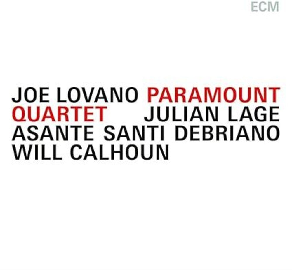 Joe Lovano  / Lage,Julian / Debriano,Asante Santi - Paramount Quartet CD