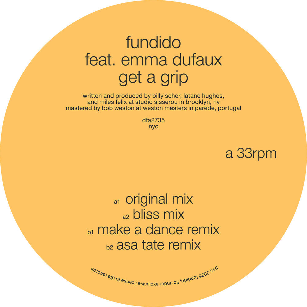 Fundido - Get A Grip 12" (Preorder: Ships June 5, 2026)