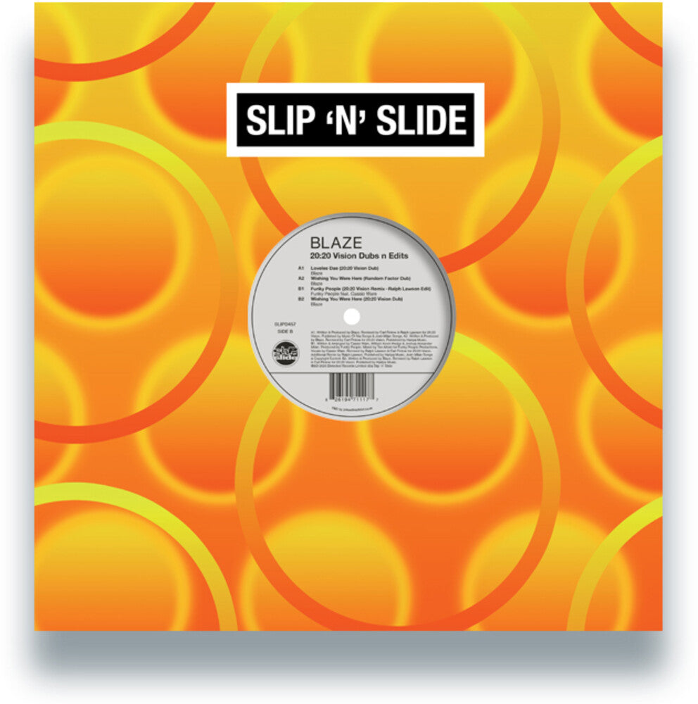 Blaze - 20:20 Vision Dubs N Edits 12" (Preorder: Ships June 5, 2026)