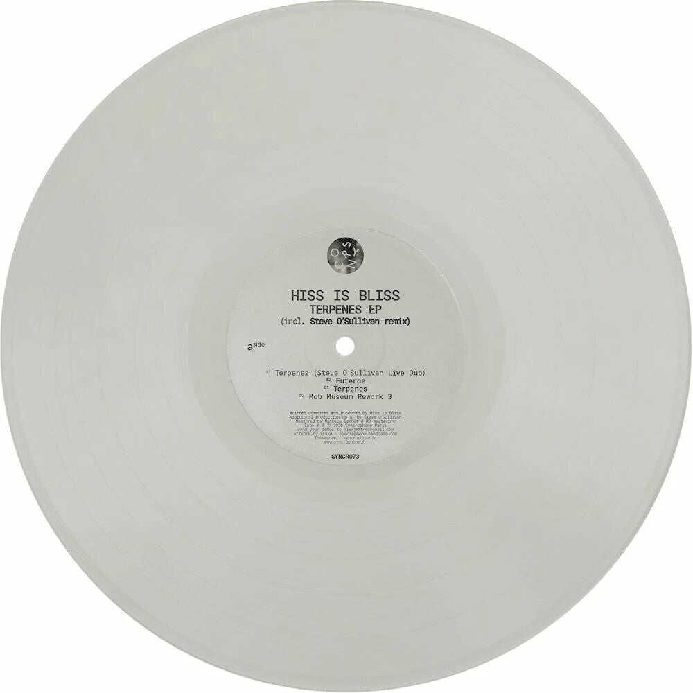 Hiss Is Bliss - Terpenes EP 12"