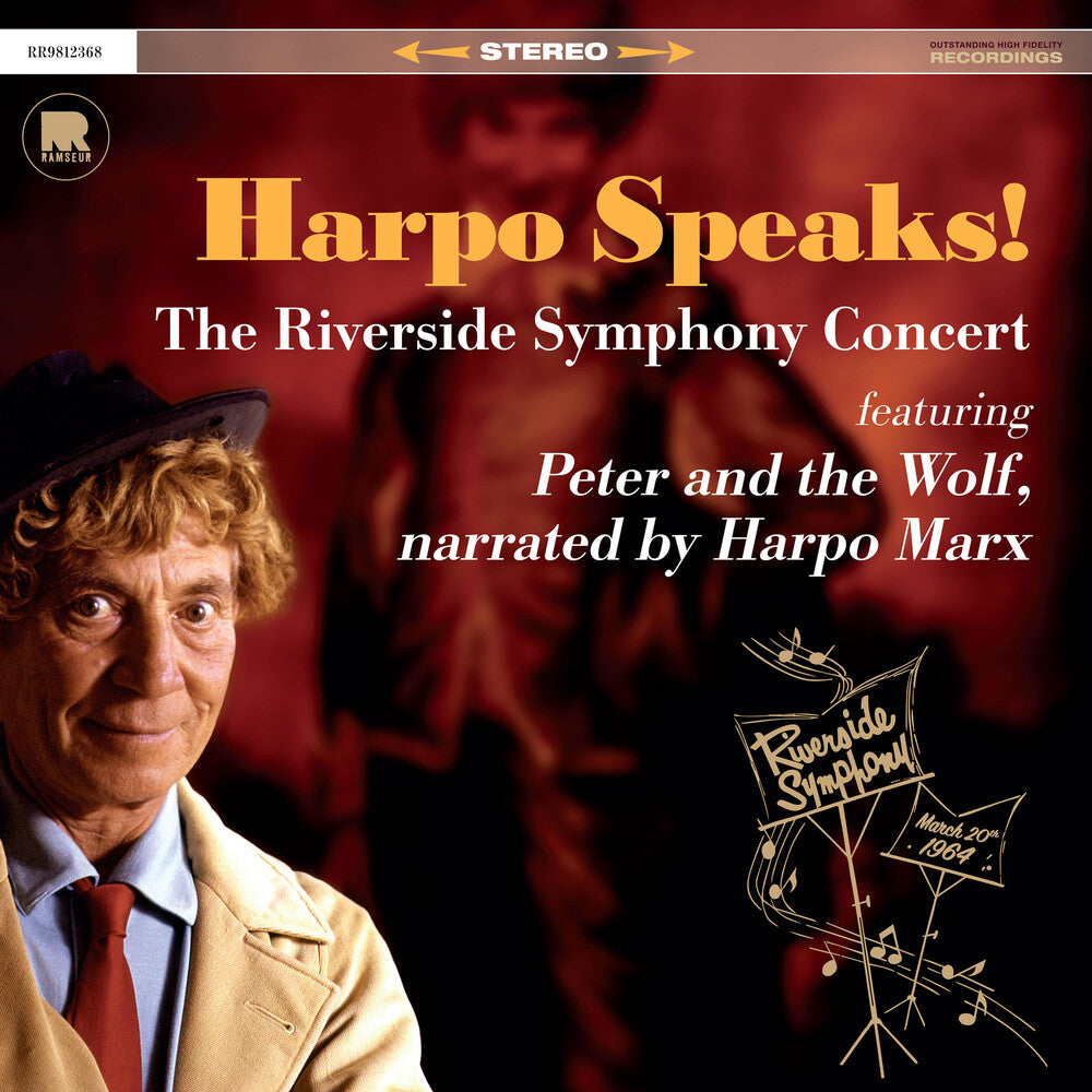 Harpo Marx - Harpo Speaks! - The Riverside Symphony Concert featuring Peter and the Wolf CD (Preorder: Ships June 5, 2026)