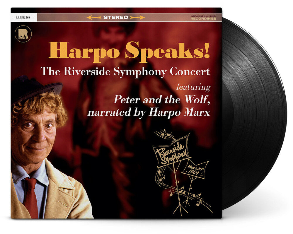 Harpo Marx - Harpo Speaks! - The Riverside Symphony Concert featuring Peter and the Wolf LP (Preorder: Ships June 5, 2026)