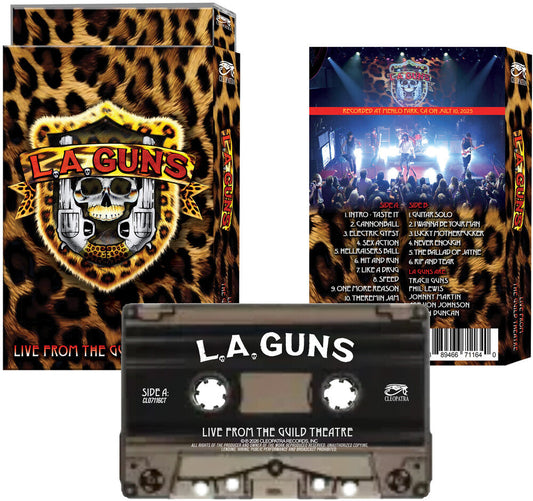 L.A. Guns - Live From The Guild Theatre Cassette (Preorder: Ships July 3, 2026)