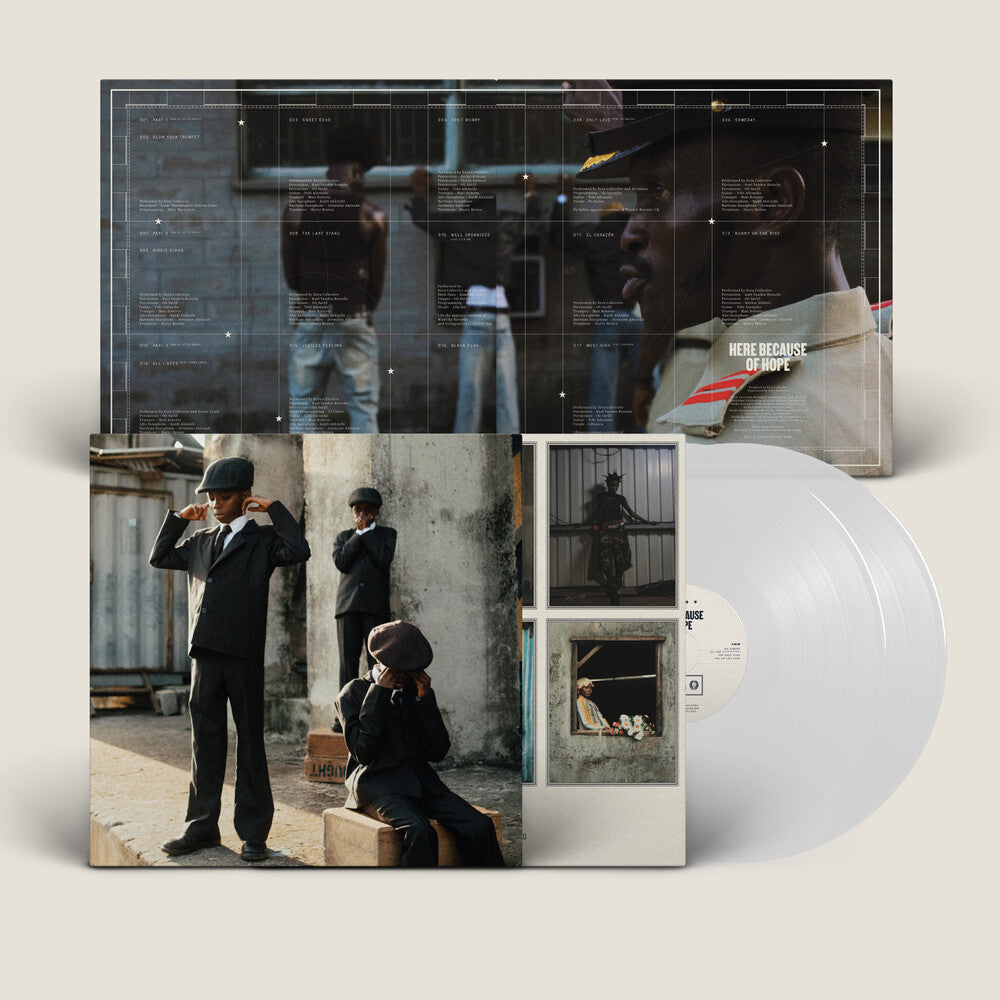 Ezra Collective - Here Because Of Hope LP (Indie Exclusive Translucent White) (Preorder: Ships September 18, 2026)