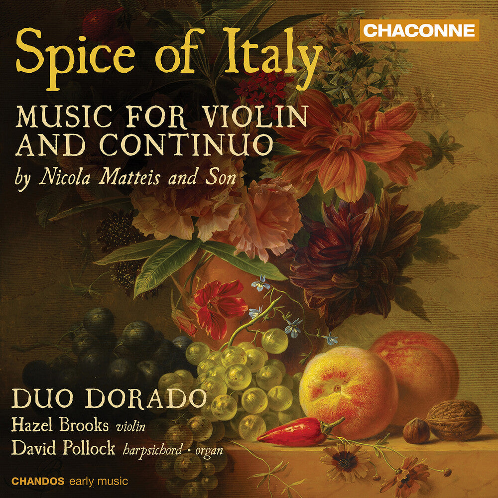 Duo Dorado - Spice Of Italy - Music For Vn & Continuo By Nicola CD (Preorder: Ships August 14, 2026)