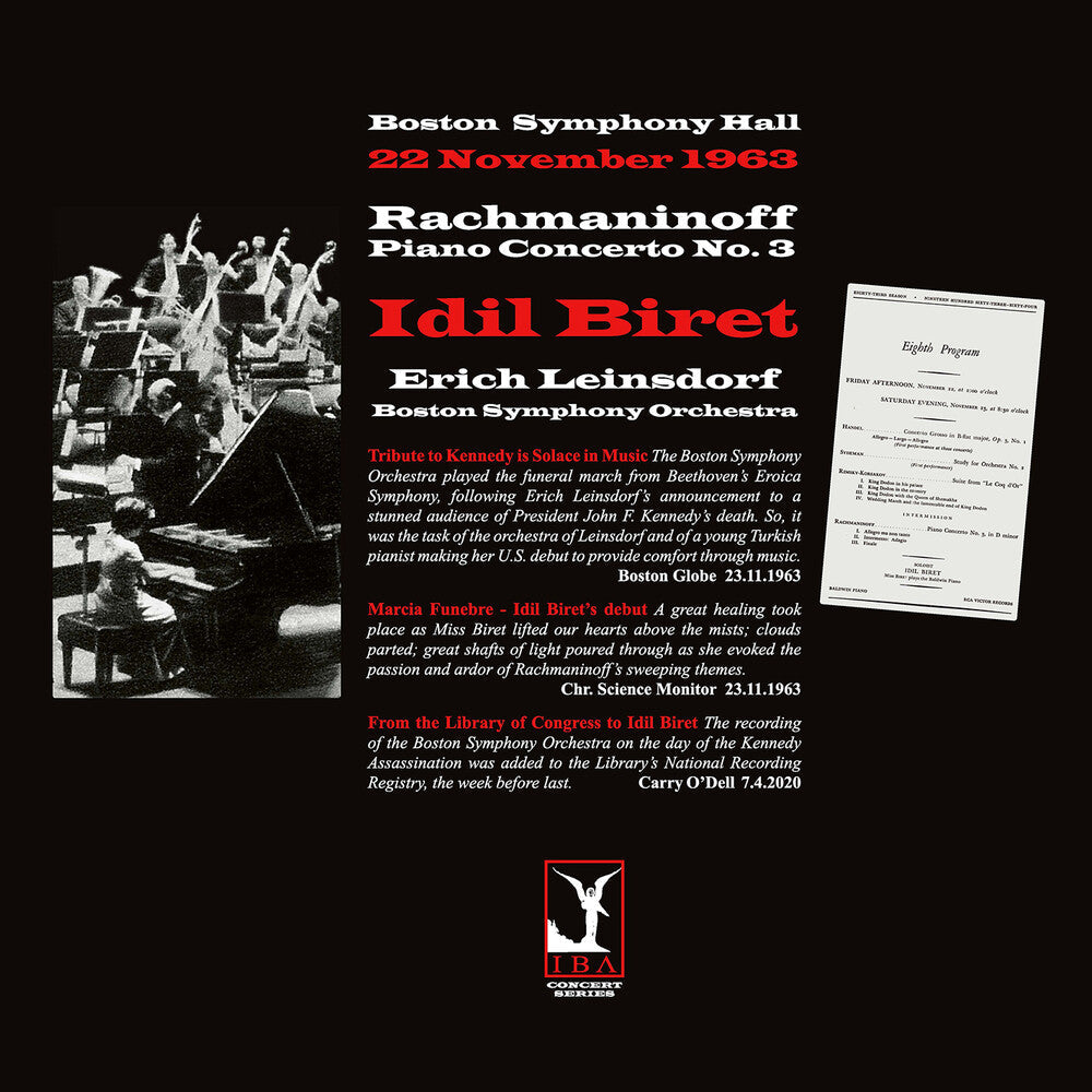 Idil Biret - Rachmaninoff: Pno Con No. 3 LP (Preorder: Ships August 7, 2026)