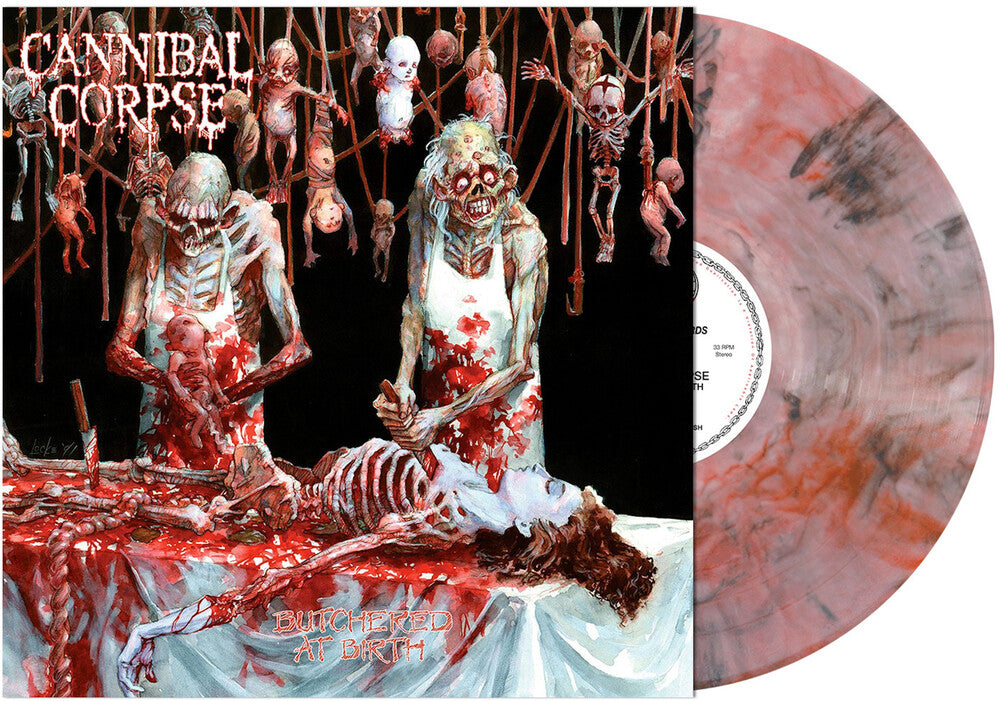 Cannibal Corpse - Butchered at Birth LP (red & Black Smoke) (Preorder: Ships July 10, 2026)