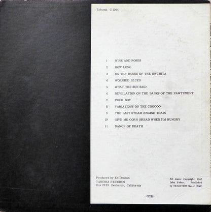 John Fahey - Vol 3 / Dance Of Death & Other Plantation Favorites (LP) (Very Good (VG)) USED