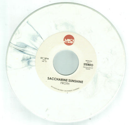 Froth  - Saccharine Sunshine (7") (Near Mint (NM or M-)) USED