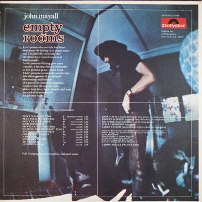 John Mayall - Empty Rooms (LP) (Near Mint (NM or M-)) USED