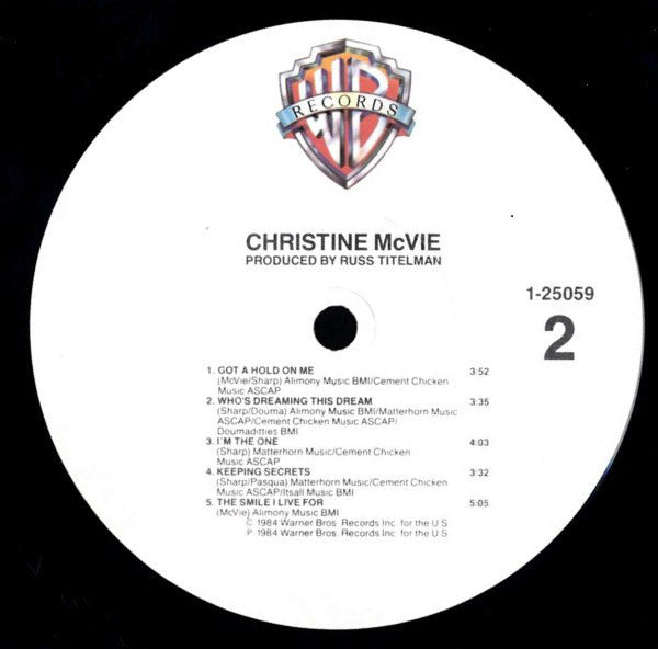 Christine McVie - Christine McVie (LP) (Mint (M))