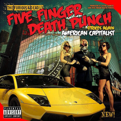 Five Finger Death Punch – American Capitalist LP (Gold Vinyl, Gatefold)