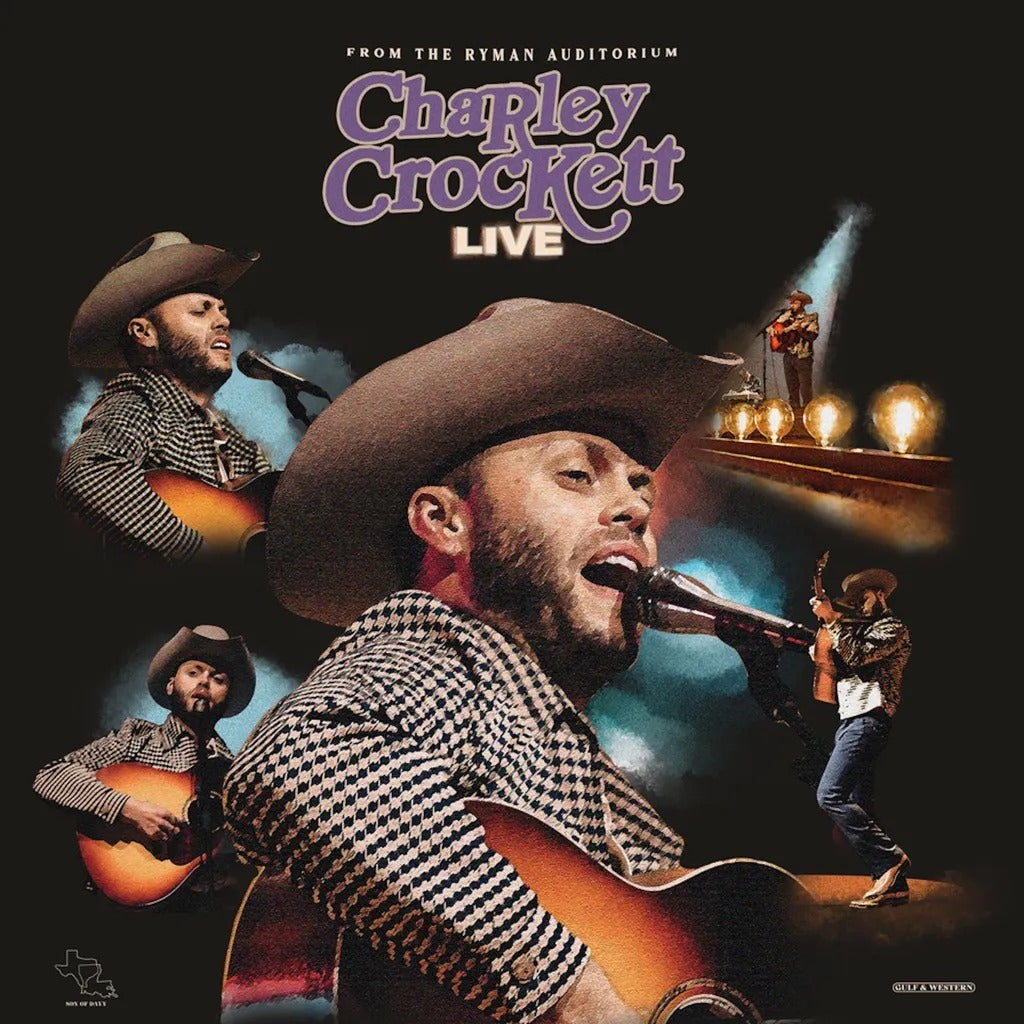 Charley Crockett - Live From The Ryman 2LP (Green and Yellow OR Purple and Red - Random Vinyl)